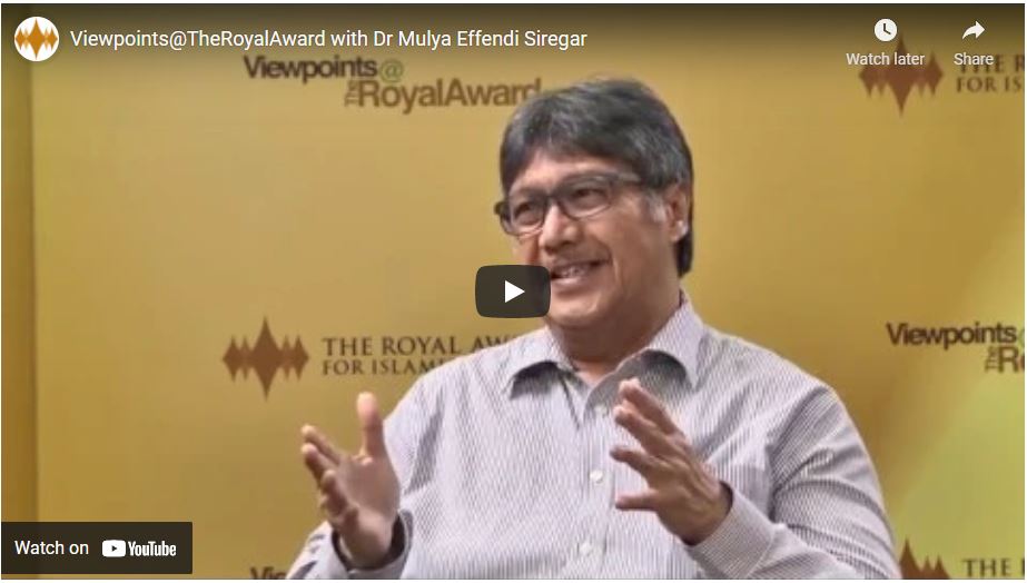 VIEWPOINTS@THEROYALAWARD WITH DR MULYA EFFENDI SIREGAR